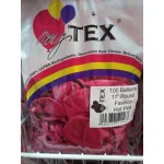 Mytex 11 inch Fashion Round Balloons ~ 25pcs