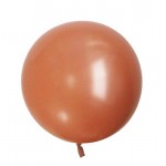 24 inch Round Terracotta Latex Balloon 072