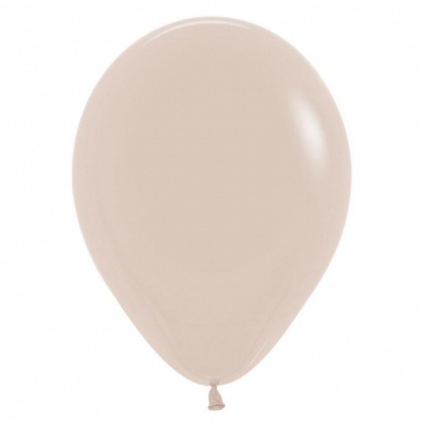 12 Inch Round Balloons - Sempertex 12 Inch Fashion White Sand Round Balloon 071 ~ 50pcs
